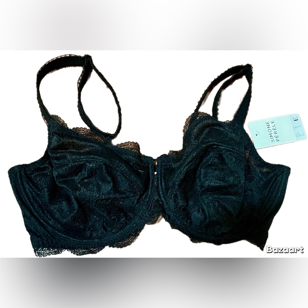 Simone Pérèle Caresse Black Lace Underwire Bra 38E NWT | French Luxury